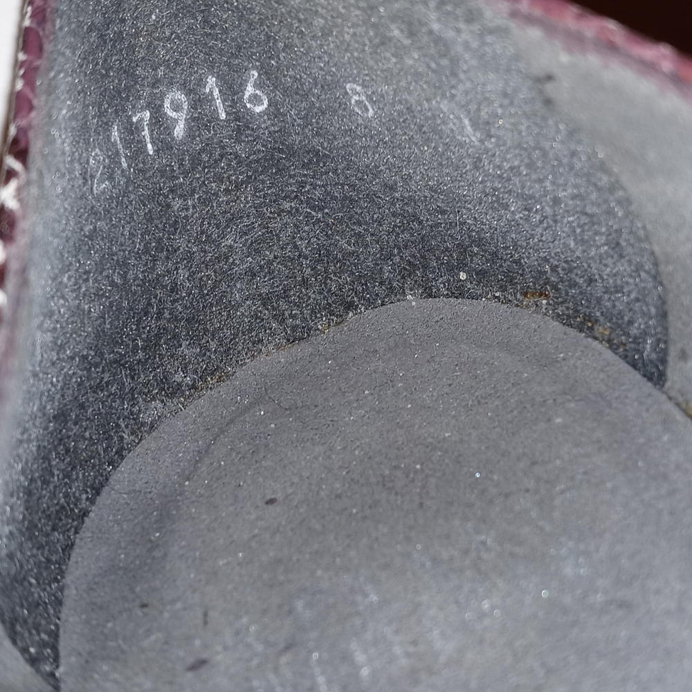 Stuart Weitzman Merlot Pearl Python Heels - image 7